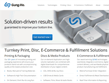 Tablet Screenshot of gung-ho.com
